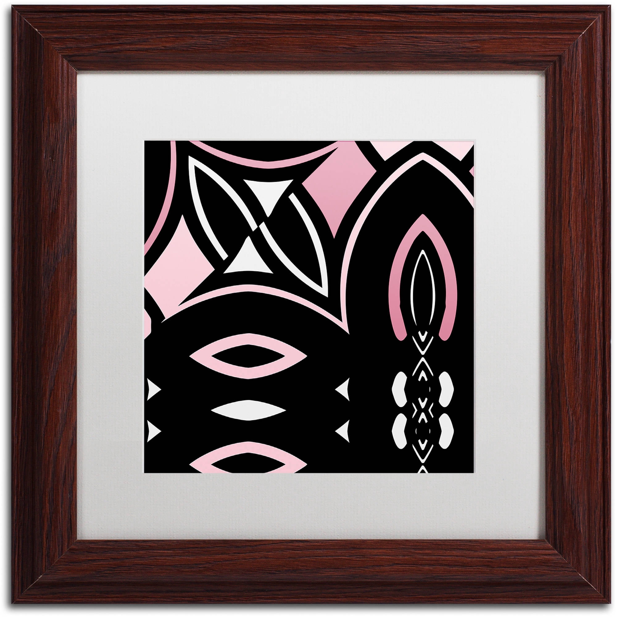Trademark Fine Art "Daring Deco IV" Canvas Art by Color Bakery White Matte, Wood Frame