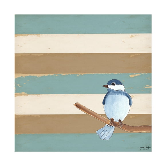 Trademark Fine Art 'Dark Bluebird' Canvas Art by Tammy Kushnir