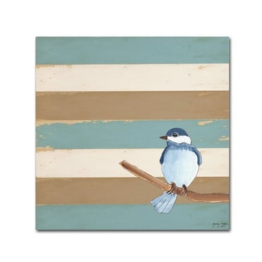 Trademark Fine Art 'Dark Bluebird' Canvas Art by Tammy Kushnir