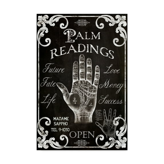 Trademark Fine Art 'Dark Signs 4' Canvas Art by Color Bakery