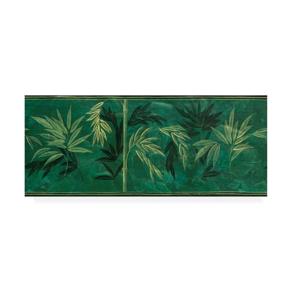 Trademark Fine Art 'Dark Teal Bamboo' Canvas Art by Pablo Esteban