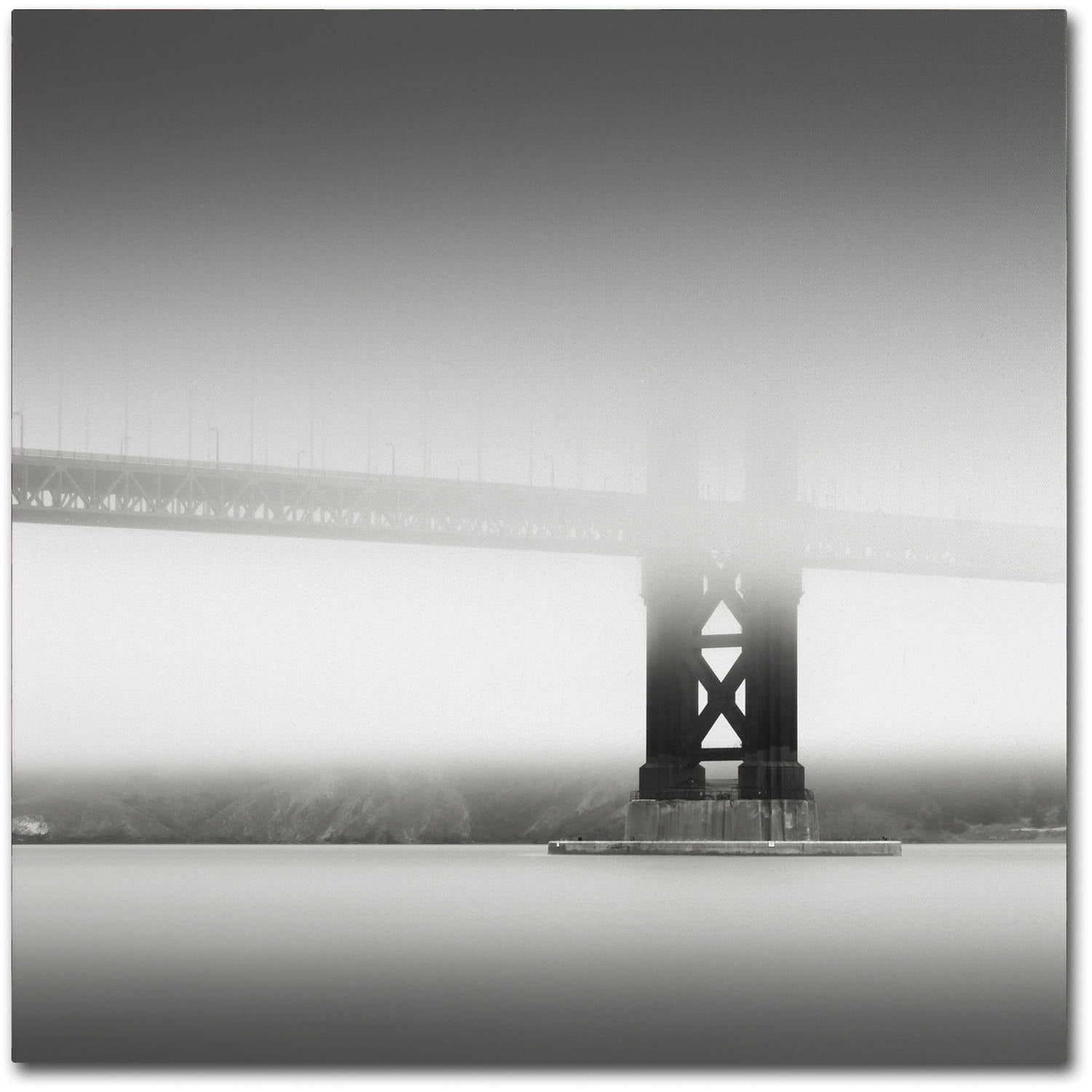 Trademark Fine Art Dave MacVicar 'Golden Gate' 24 x 24 (ALI0832-C2424GG)