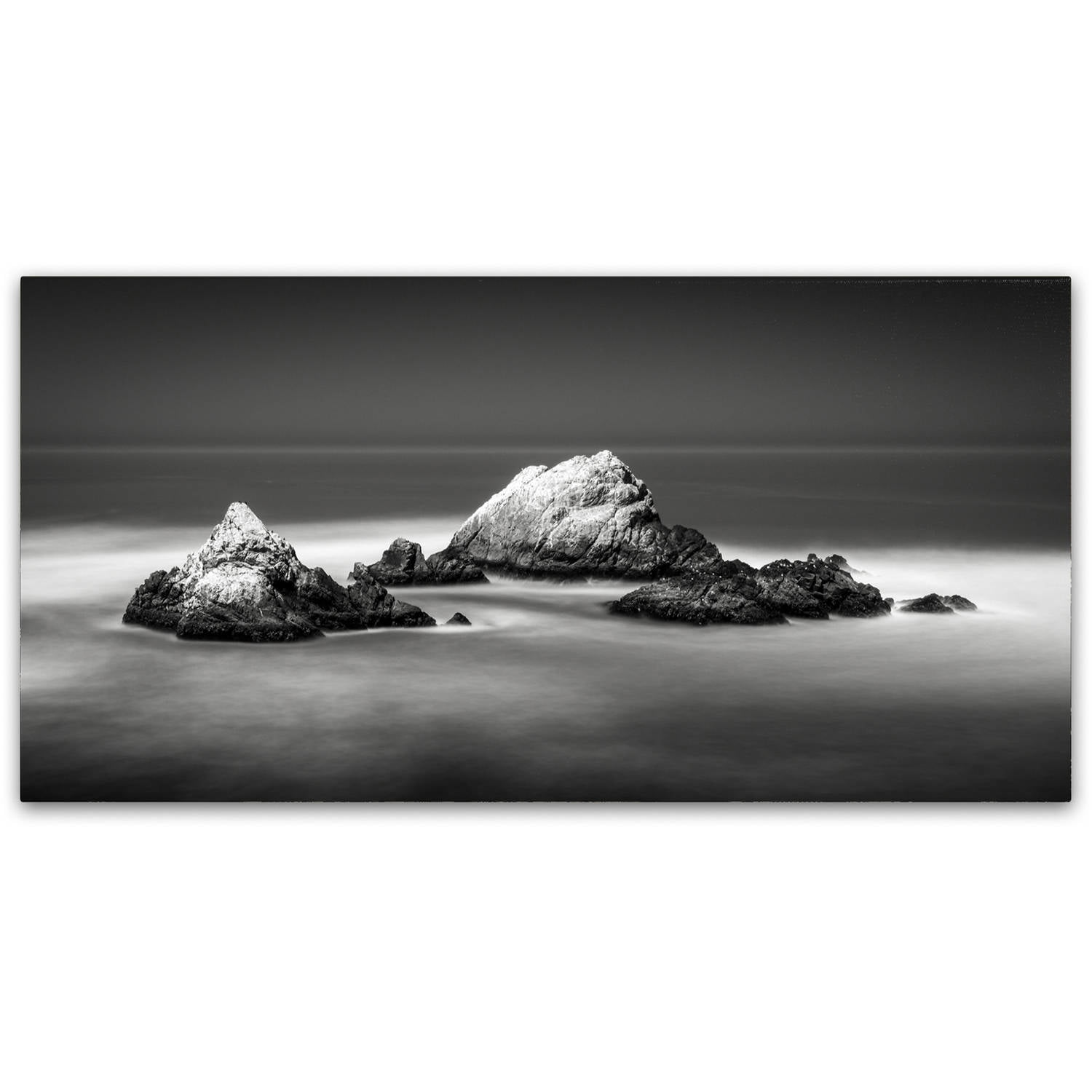 Trademark Fine Art Dave MacVicar 'Seal Rocks' 12 x 24 (ALI0851-C1224GG)
