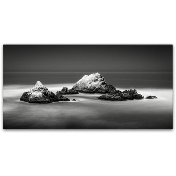 Trademark Fine Art Dave MacVicar 'Seal Rocks' 12 x 24 (ALI0851-C1224GG)