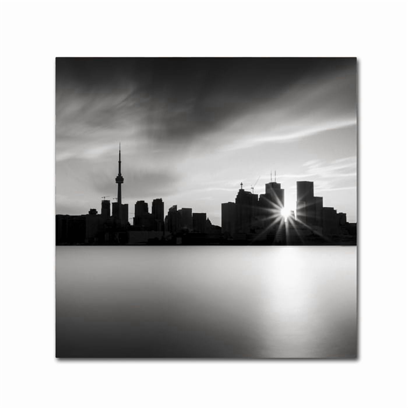 Dave MacVicar 'Silver City' Canvas Wall Art 14 x 14