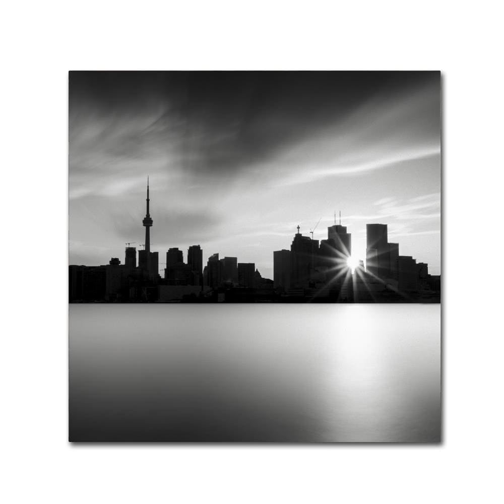 Trademark Fine Art Dave MacVicar 'Silver City' 18 x 18 (ALI0852-C1818GG)
