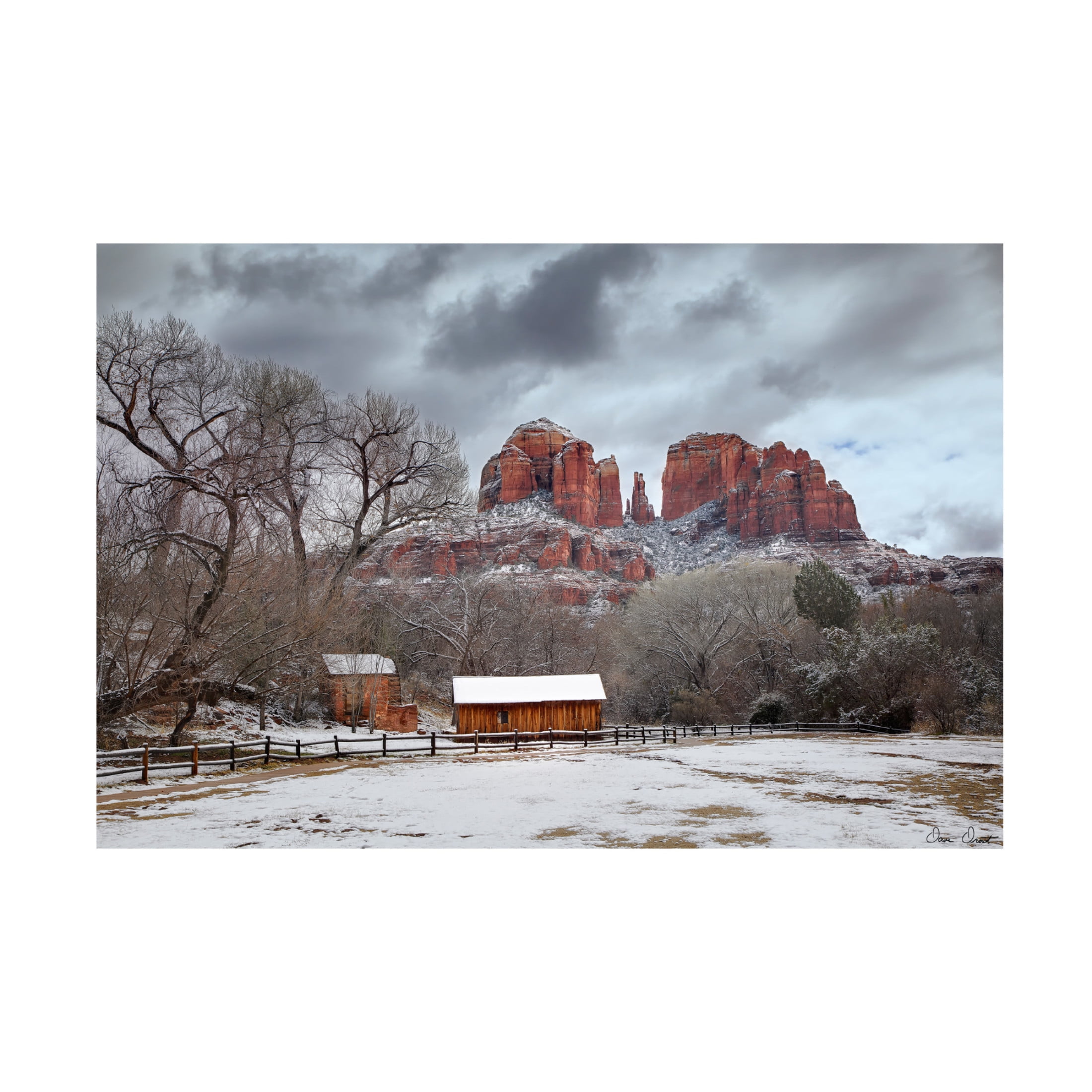 Trademark Fine Art David Drost  Cathedral Rock Arizona Canvas Wall Art
