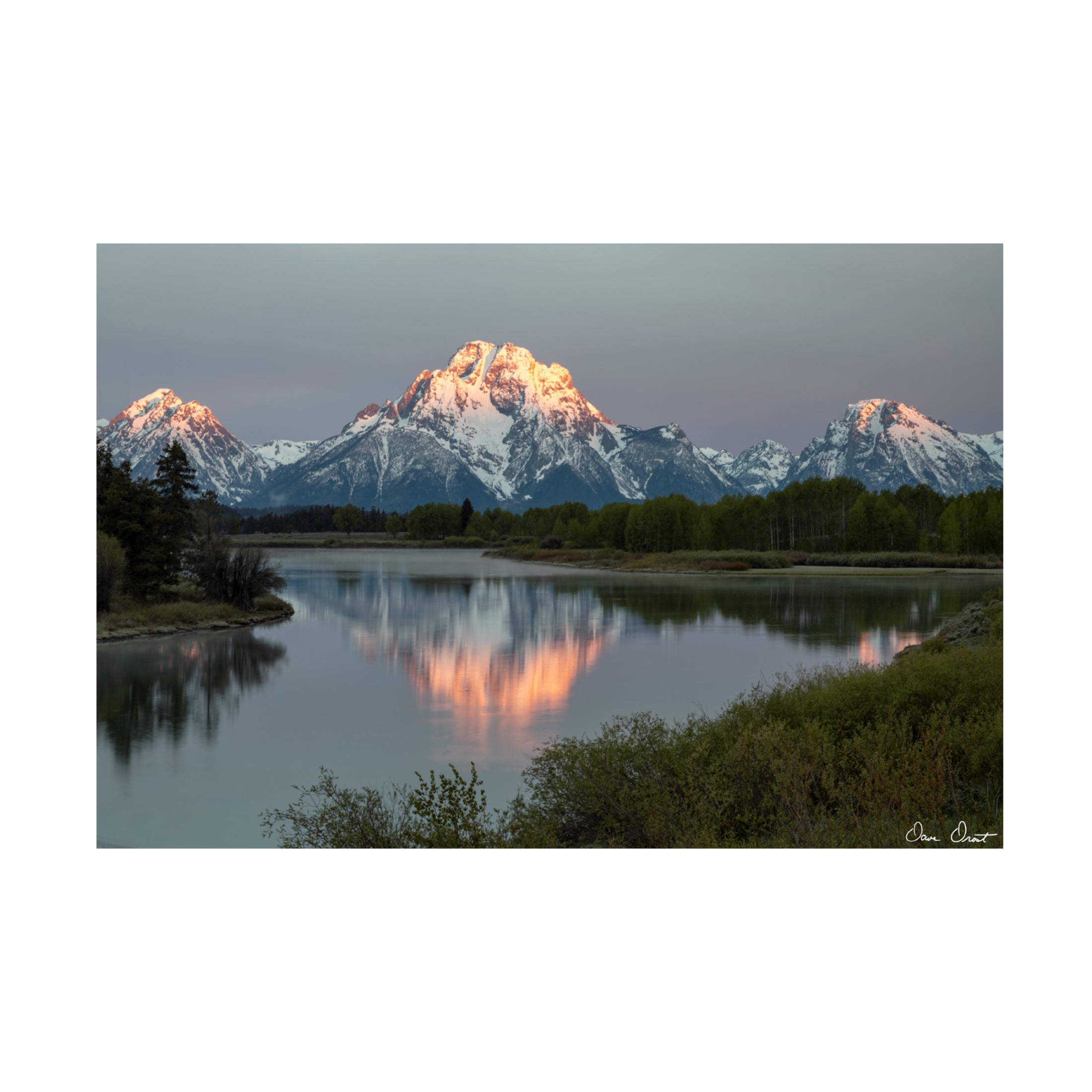 Trademark Fine Art David Drost  Mountains of Wyoming I Canvas Wall Art