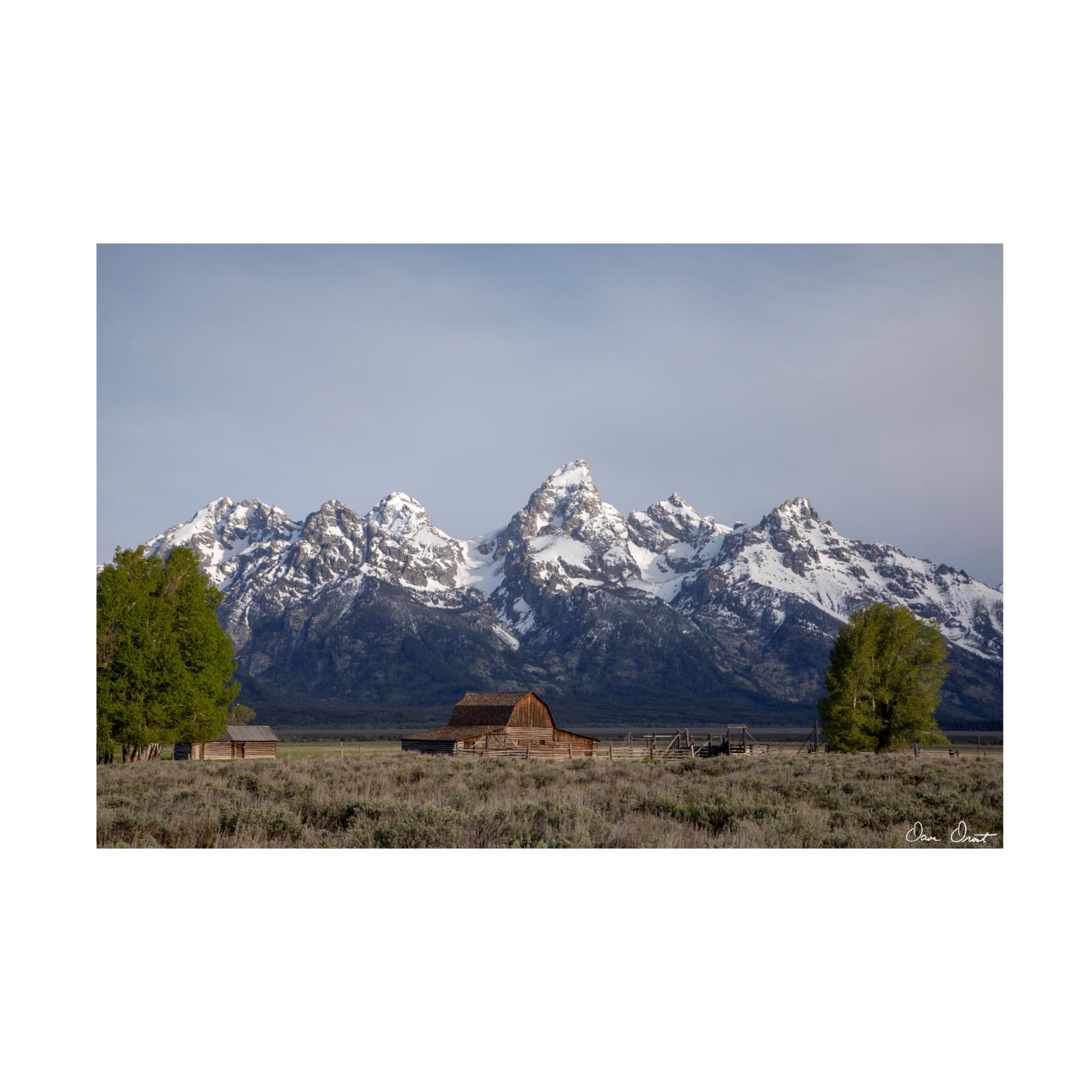 Trademark Fine Art David Drost Mountains of Wyoming II Canvas Wall Art