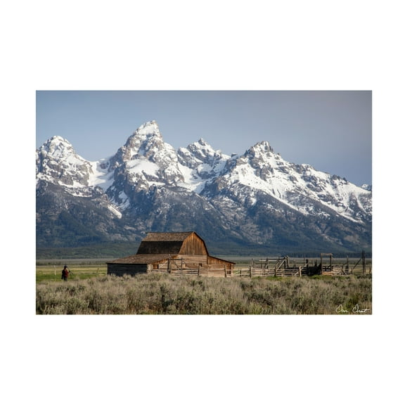 Trademark Fine Art David Drost Mountains of Wyoming III Canvas Wall Art