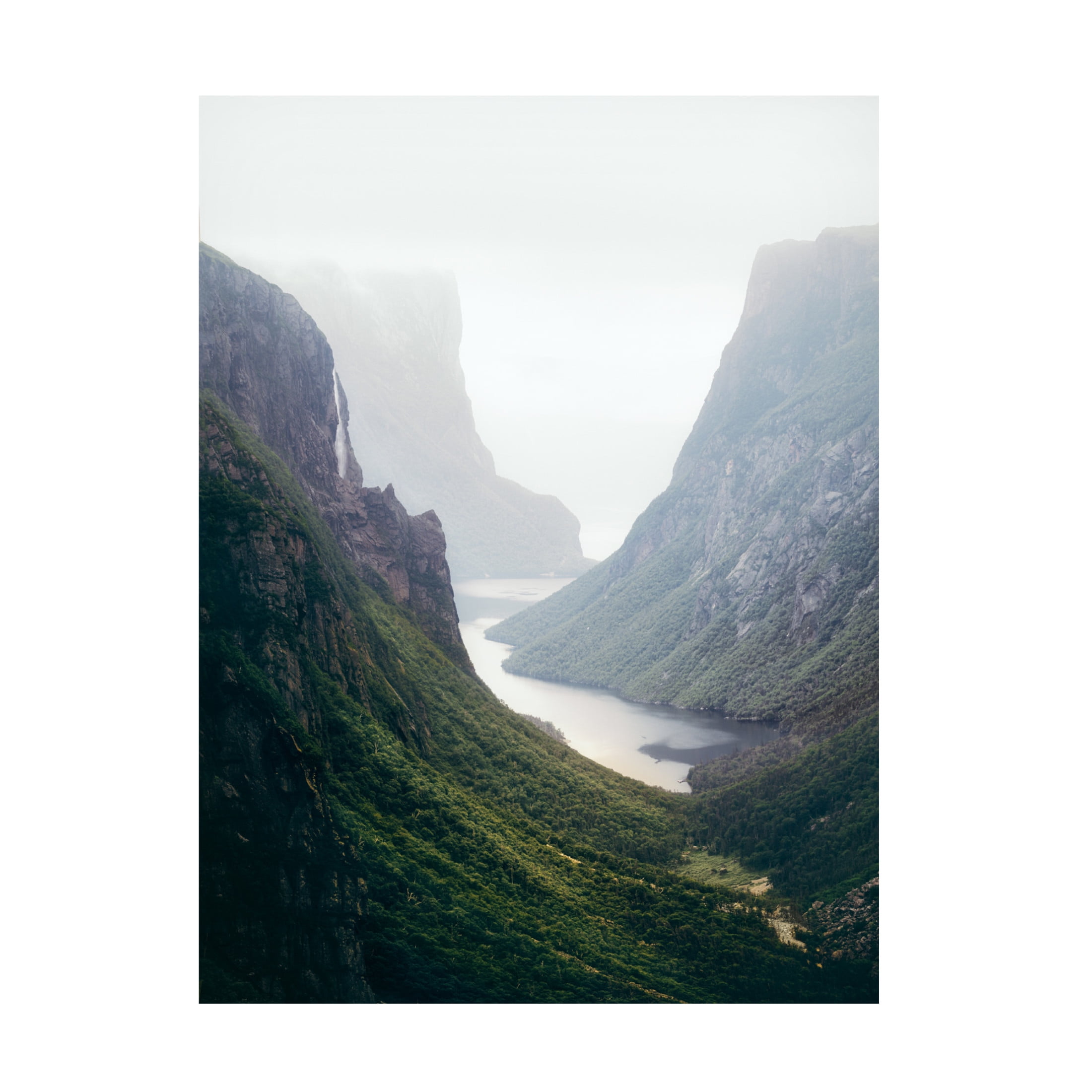 Trademark Fine Art David Fazaeli Newfoundland Fjord Canvas Wall Art
