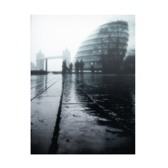 Trademark Fine Art David George Misty Hall Canvas Wall Art