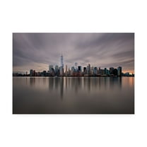 Trademark Fine Art 'Dawn over Downtown Manhattan' Canvas Art by David Ayash