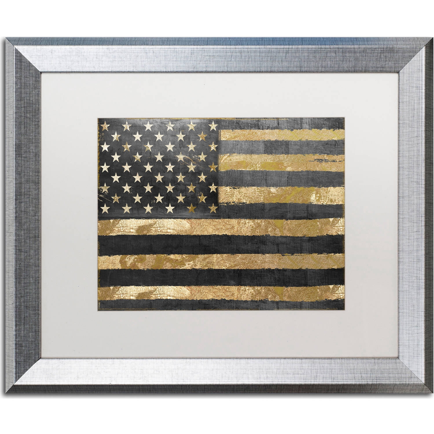 Trademark Fine Art "Dawns Early Light" Canvas Art by Color Bakery, White Matte, Silver Frame