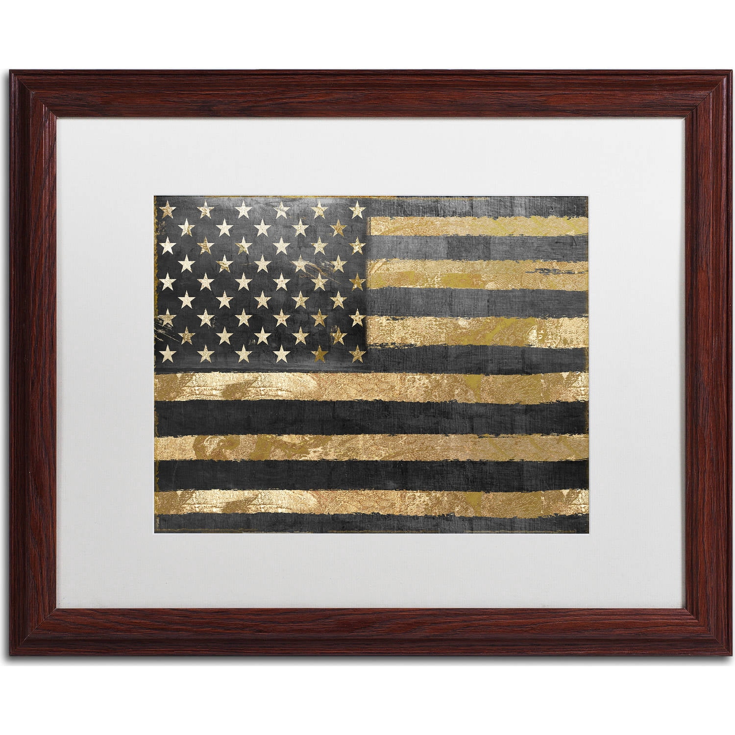 Trademark Fine Art "Dawns Early Light" Canvas Art by Color Bakery, White Matte, Wood Frame