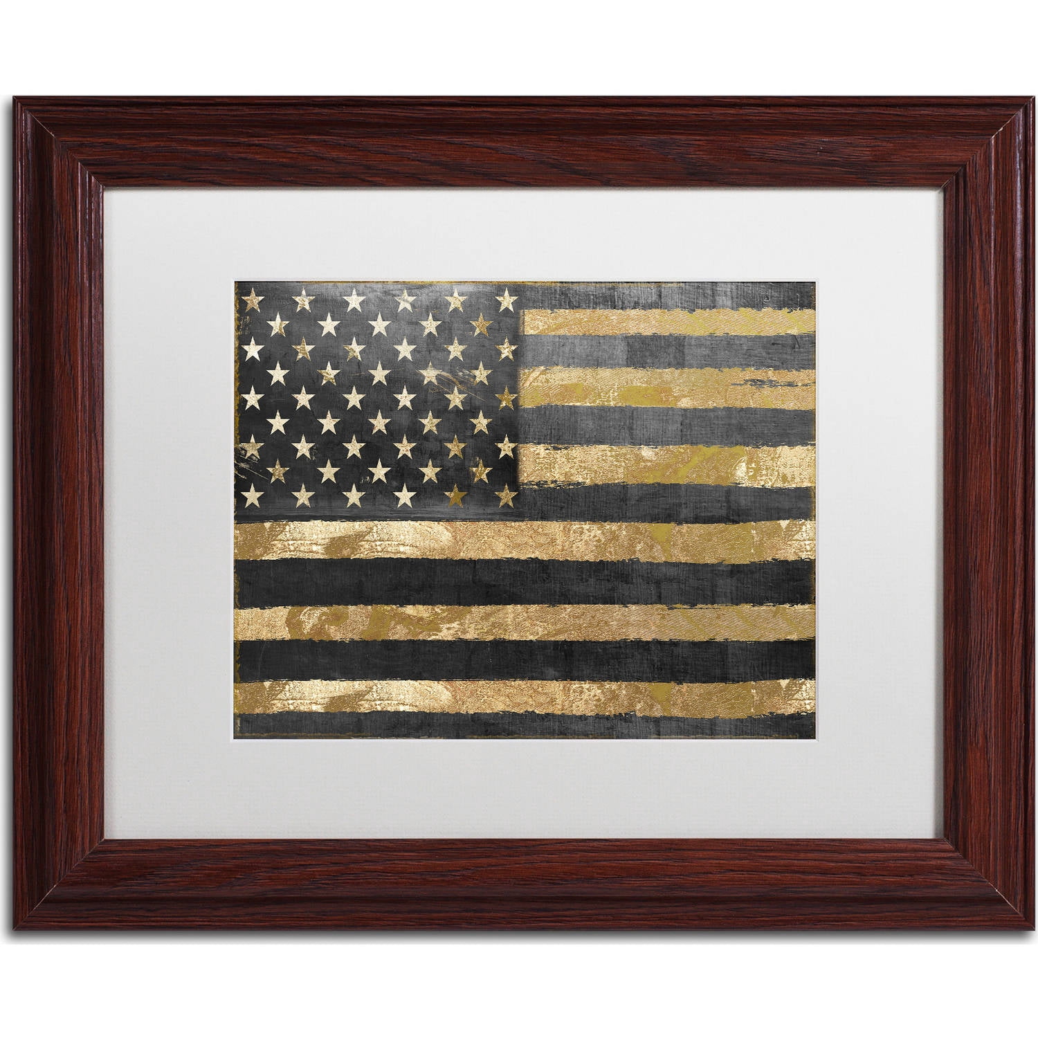 Trademark Fine Art "Dawns Early Light" Canvas Art by Color Bakery, White Matte, Wood Frame