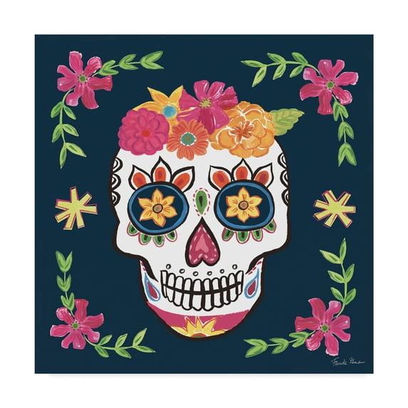 Trademark Fine Art 'Day of the Dead II' Canvas Art by Farida Zaman