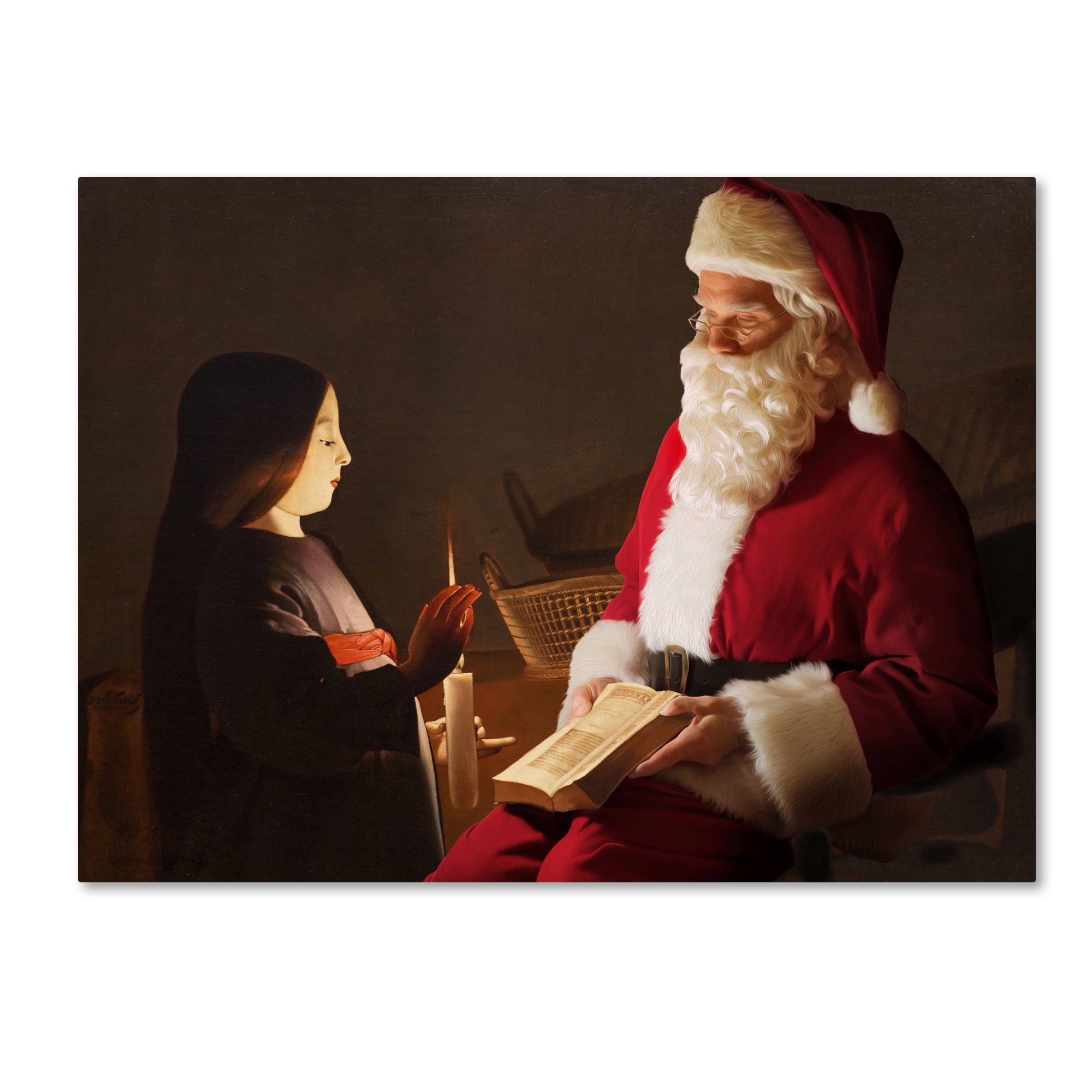 Trademark Fine Art 'De La Tour-The Education Of The Virgin' Canvas Art by Ed Wheeler