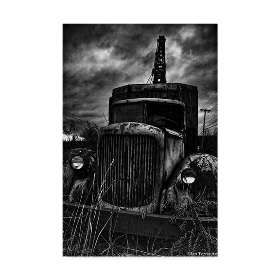 Trademark Fine Art 'Dead Truck' Canvas Art by Ian Tornquist