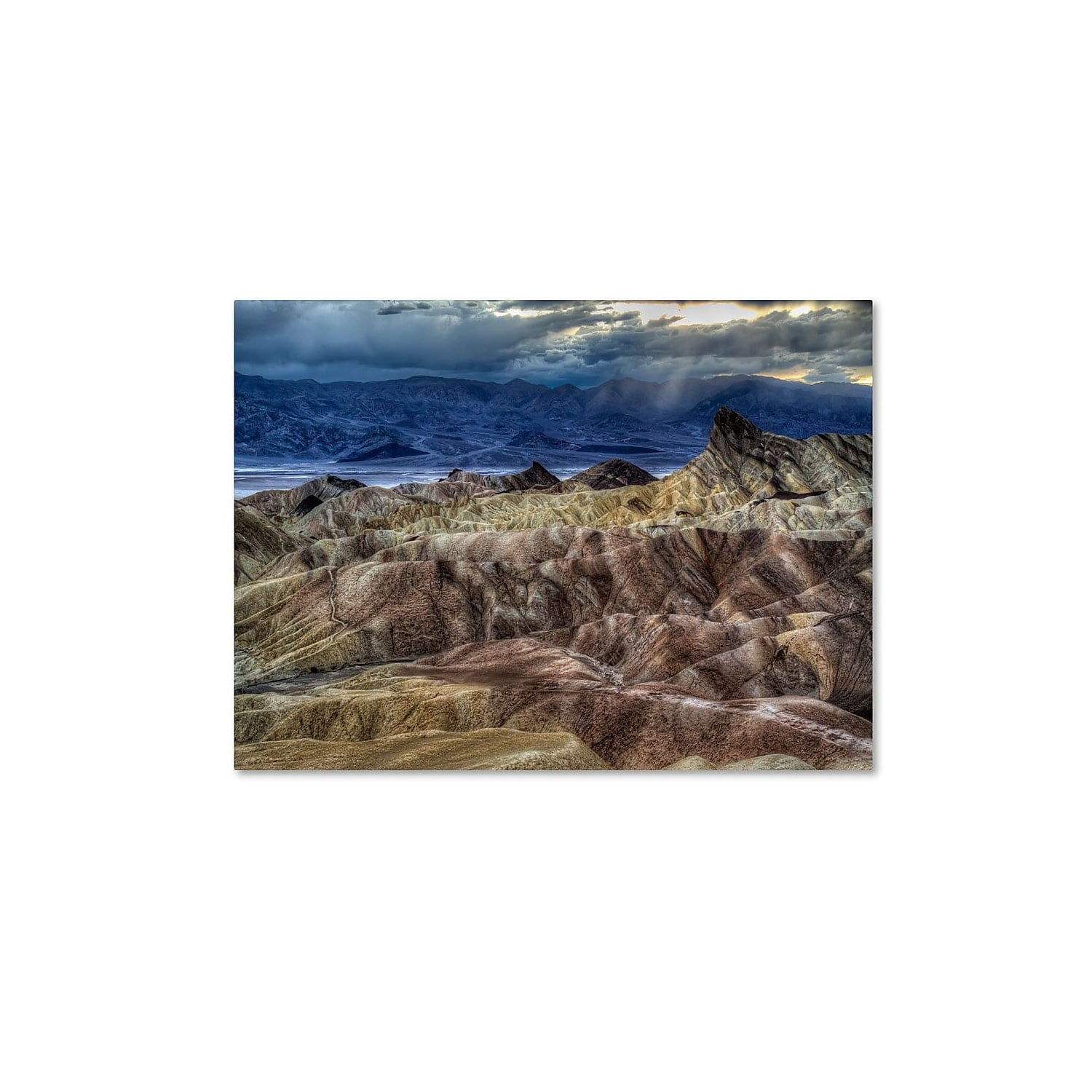 Trademark Fine Art "Death Valley" Canvas Art by Pierre Leclerc