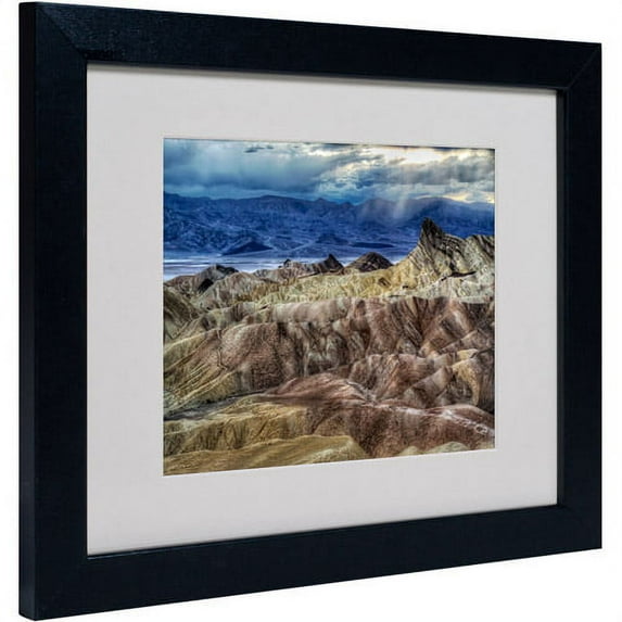 Trademark Fine Art "Death Valley" Matted Framed Art by Pierre Leclerc