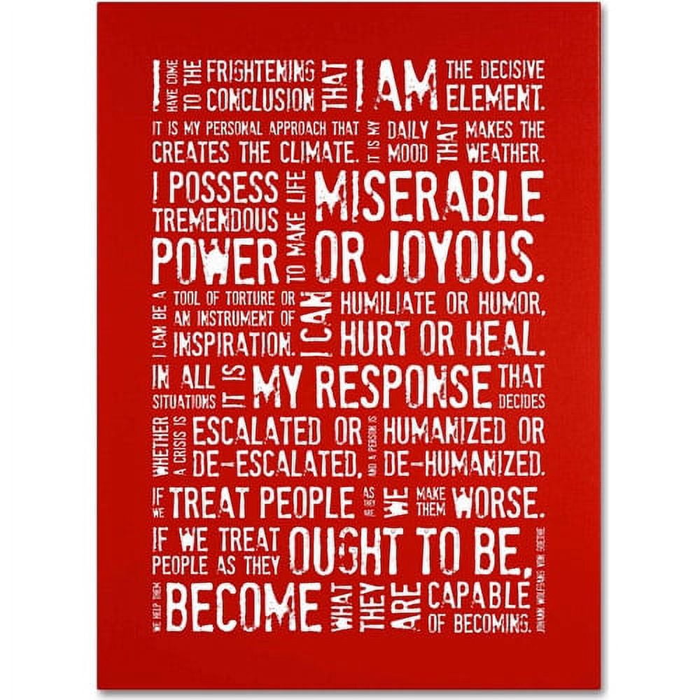 Trademark Fine Art "Decisive Elements V" Canvas Art by Megan Romo