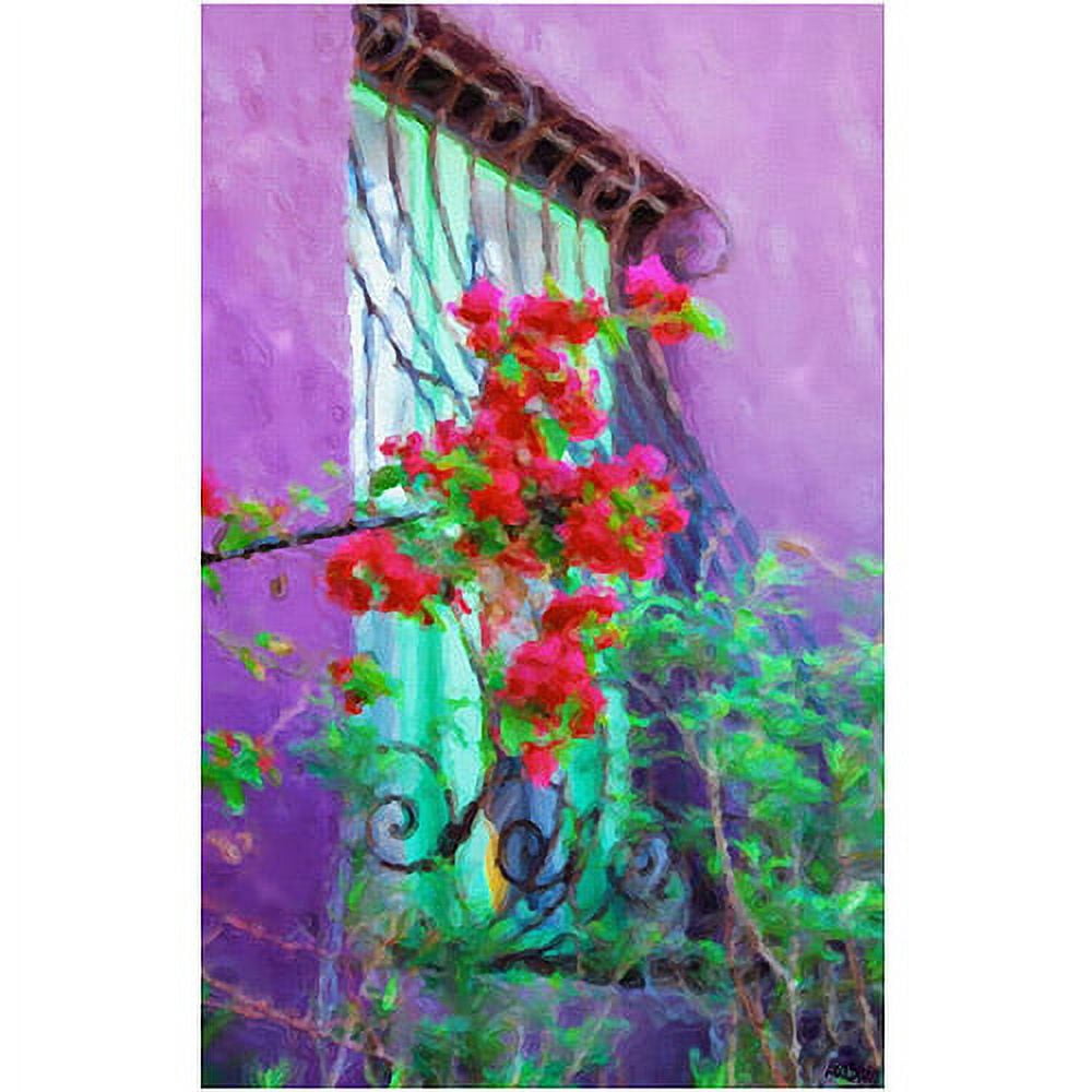 Trademark Fine Art "Decorative Window" Canvas Wall Art by Lois Bryan