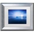 thumbnail image 1 of Trademark Fine Art 'Deep Blue' Canvas Art by Philippe Sainte-Laudy, White Matte, Silver Frame, 1 of 1