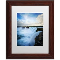 Trademark Fine Art 'Deep Blue Day' Canvas Art by Philippe Sainte-Laudy, White Matte, Wood Frame
