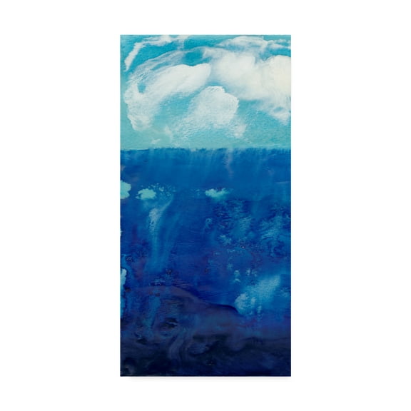 Trademark Fine Art 'Deep Blue I' Canvas Art by Alicia Ludwig