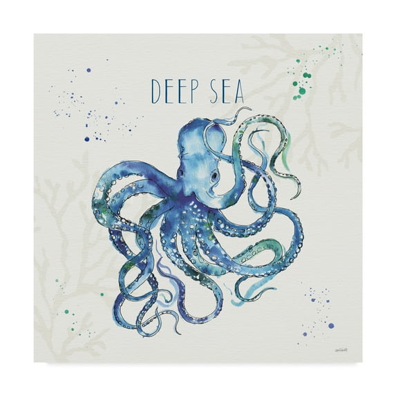 Trademark Fine Art 'Deep Sea II' Canvas Art by Anne Tavoletti