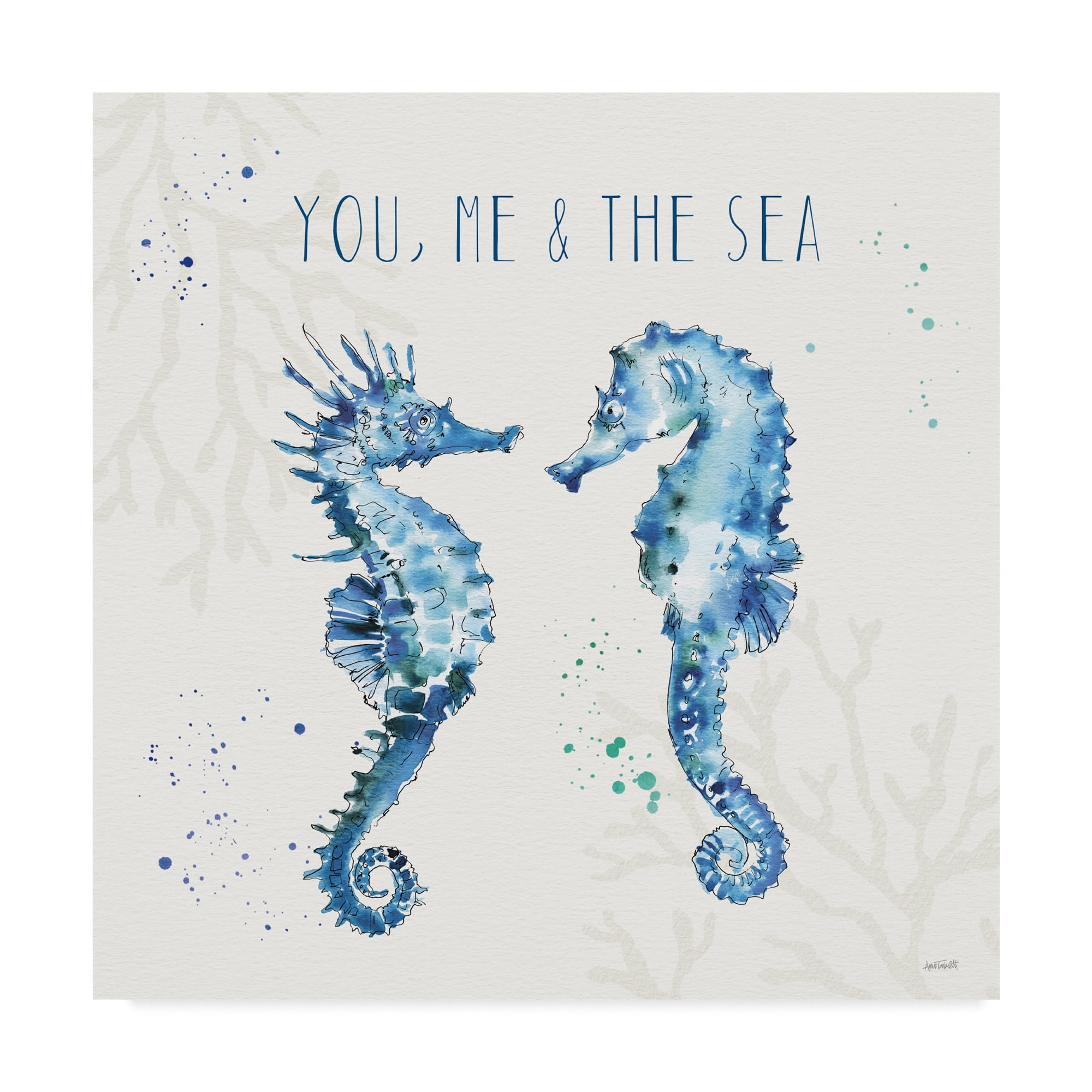 Trademark Fine Art 'Deep Sea III' Canvas Art by Anne Tavoletti