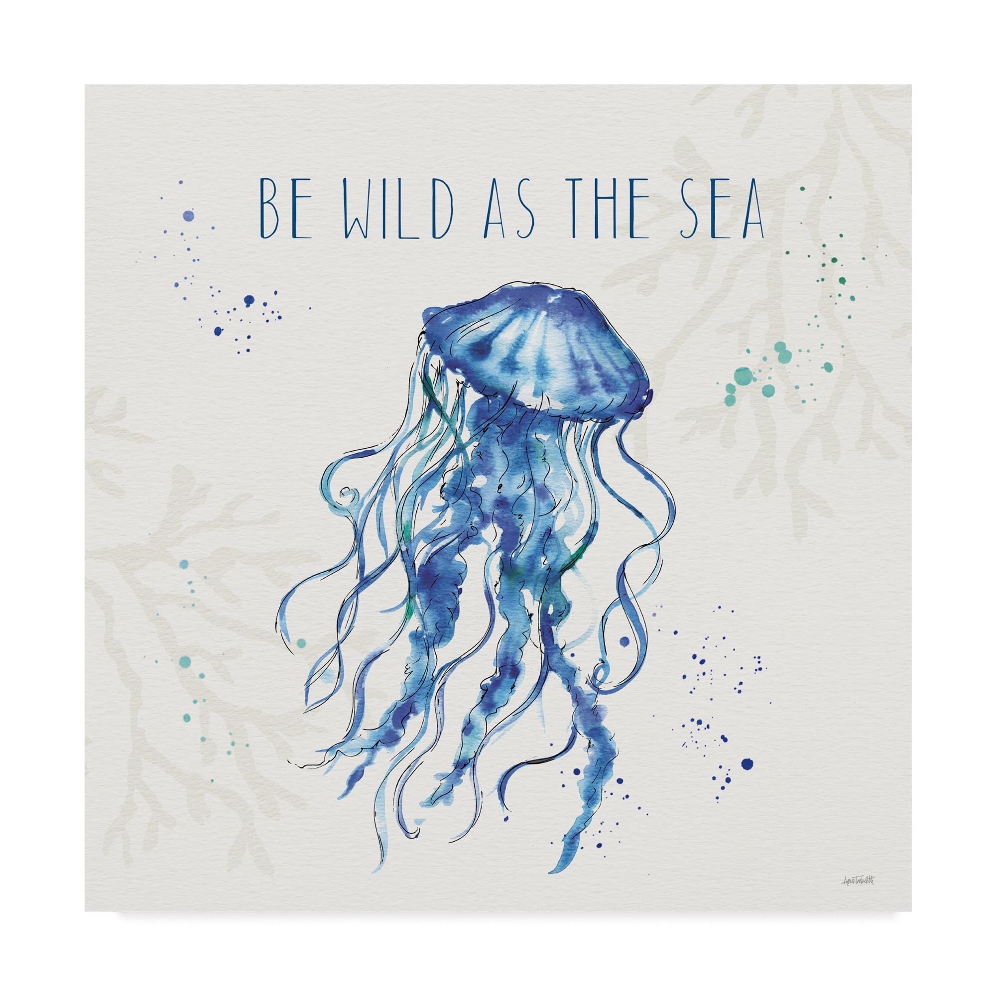 Trademark Fine Art 'Deep Sea V' Canvas Art by Anne Tavoletti