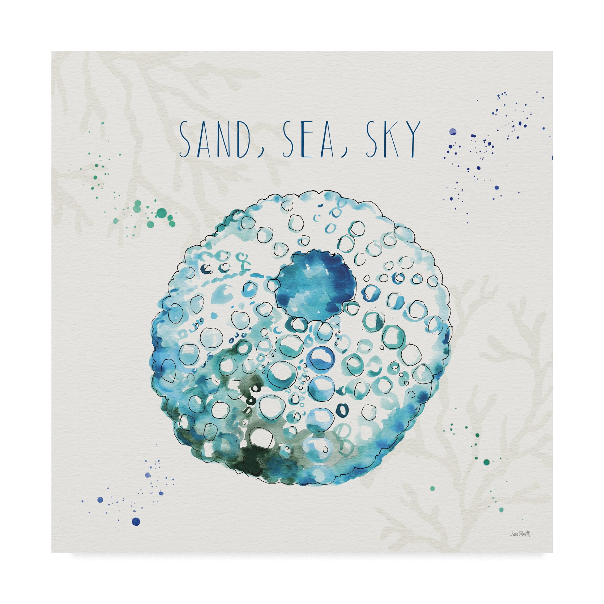 Trademark Fine Art 'Deep Sea VII' Canvas Art by Anne Tavoletti
