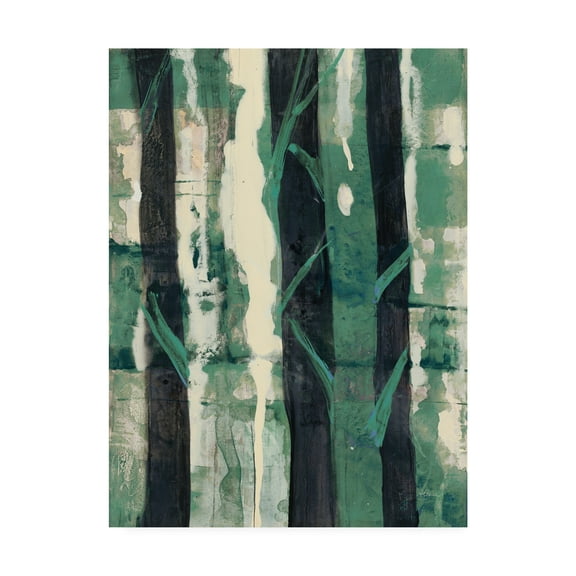 Trademark Fine Art 'Deep Woods I Emerald Crop' Canvas Art by Albena Hristova