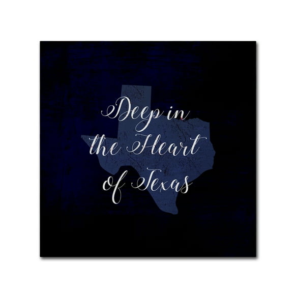 Trademark Fine Art 'Deep in Texas' Canvas Art by Art Licensing Studio
