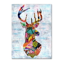 Trademark Fine Art 'Deer' Canvas Art by Artpoptart