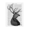 thumbnail image 1 of Trademark Fine Art 'Deer Portrait 1' Canvas Art by Fab Funky, 1 of 3