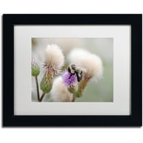 Trademark Fine Art "Defeated" Canvas Art by Monica Mize, White Matte, Black Frame