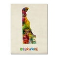 thumbnail image 1 of Trademark Fine Art "Delaware Map" Canvas Wall Art by Michael Tompsett, 1 of 1