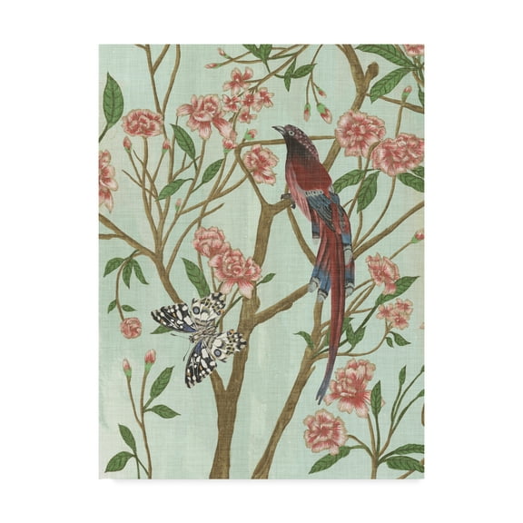 Trademark Fine Art 'Delicate Chinoiserie III' Canvas Art by Melissa Wang