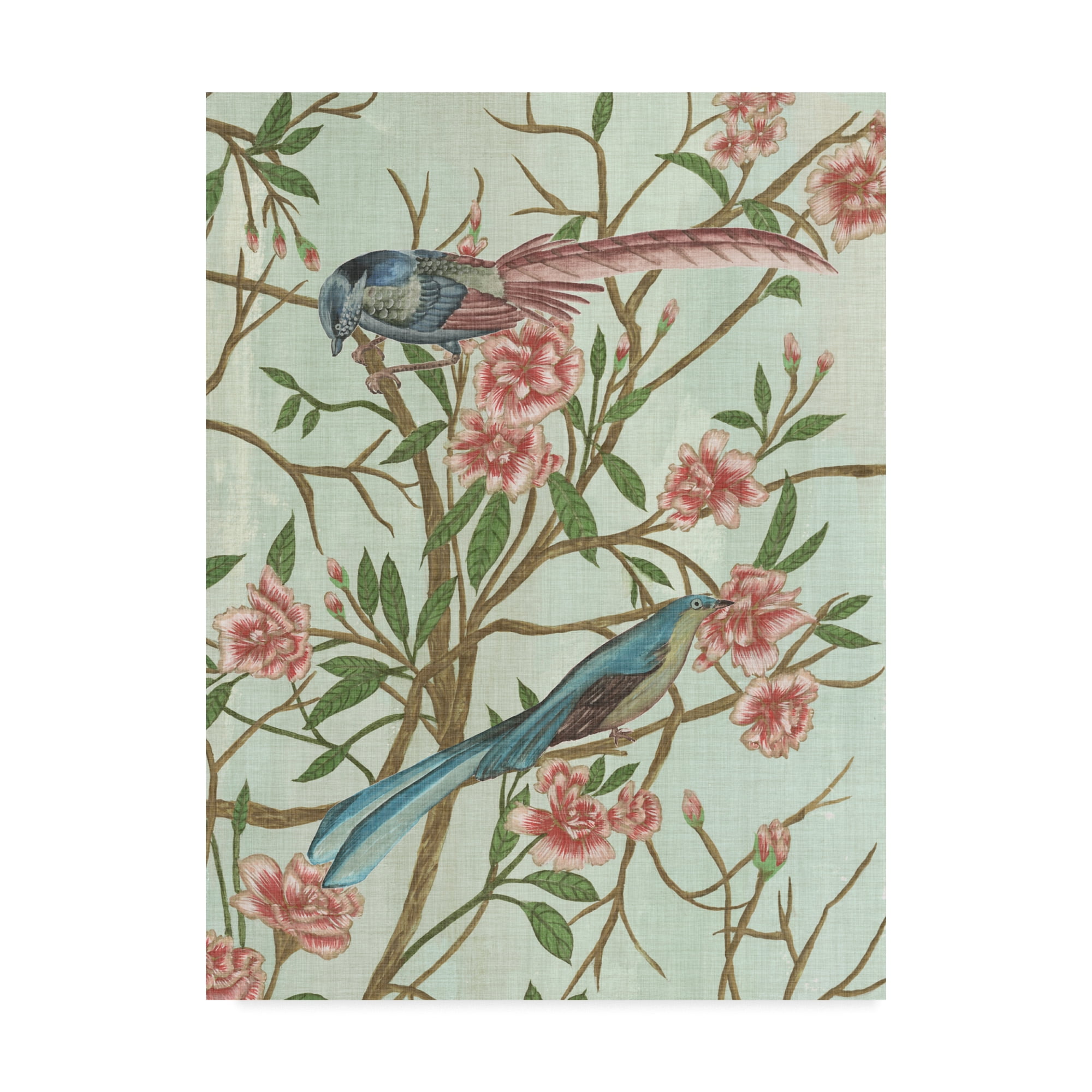 Trademark Fine Art 'Delicate Chinoiserie IV' Canvas Art by Melissa Wang