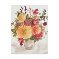 Trademark Fine Art 'Delicate Flowers 2' Canvas Art by Marietta Cohen Art And Design