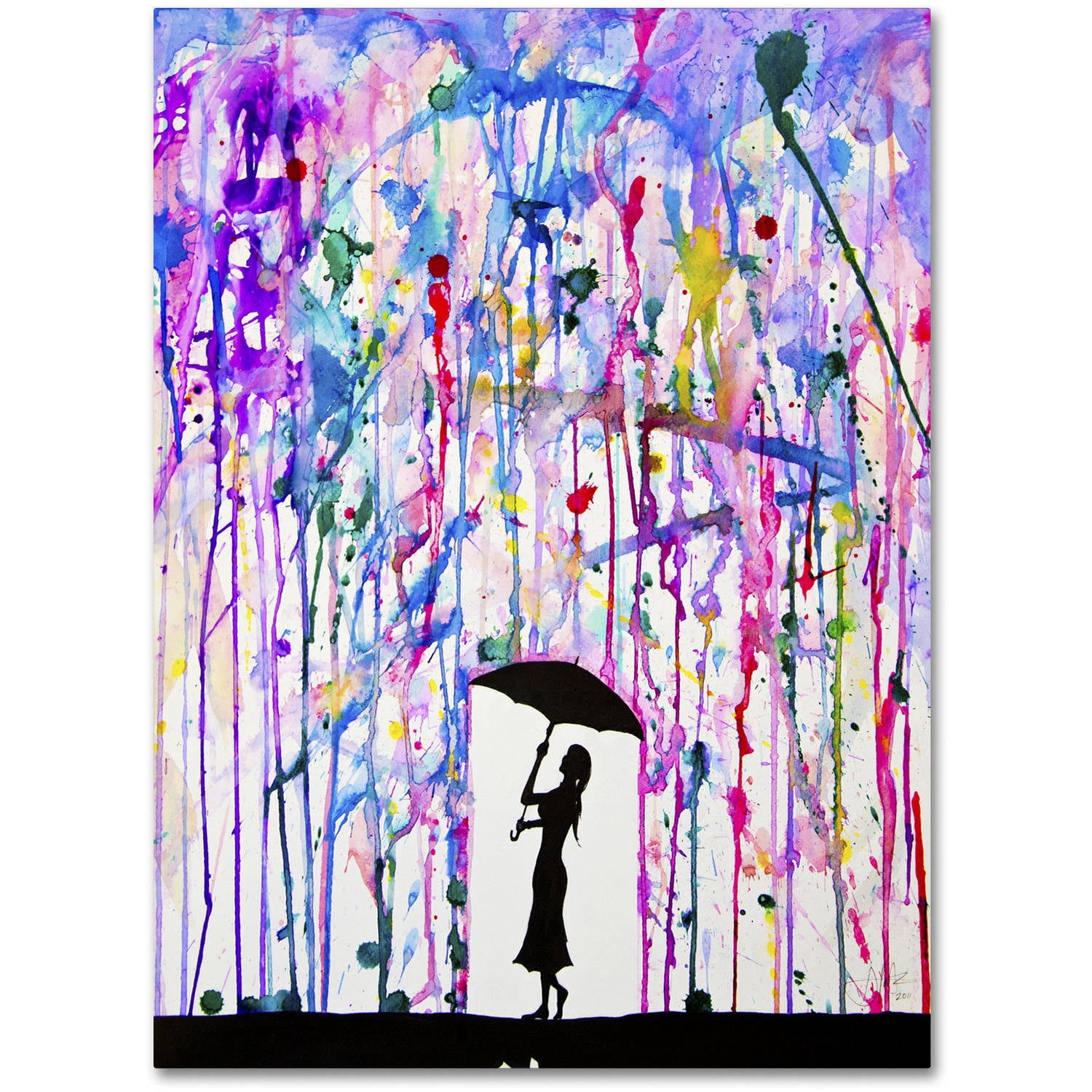 Trademark Fine Art 'Deluge' Canvas Art by Marc Allante