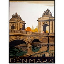 Trademark Fine Art "Denmark" Canvas Art by Vintage Apple Collection