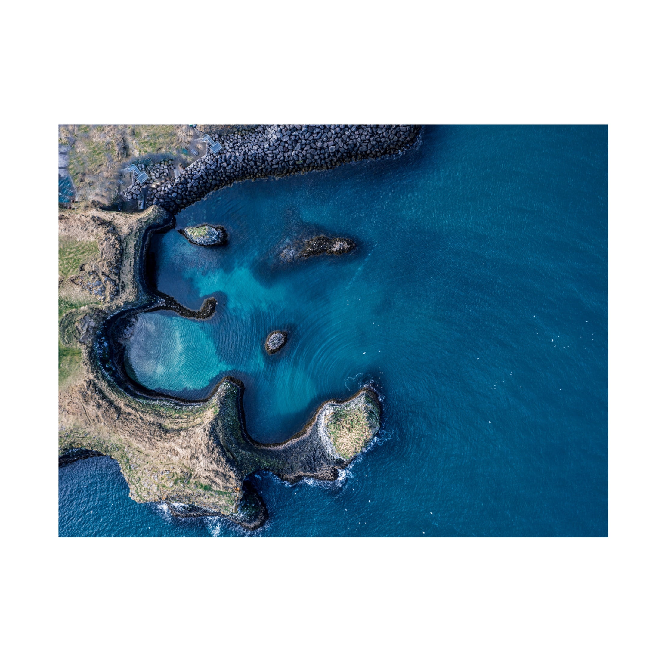 Trademark Fine Art Dennis Zhang Fishing Dock Bay Canvas Wall Art
