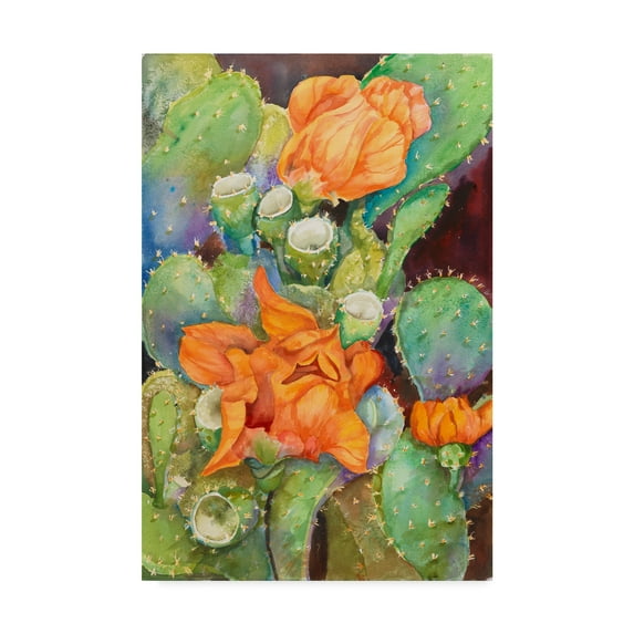 Trademark Fine Art 'Desert Blooms' Canvas Art by Joanne Porter