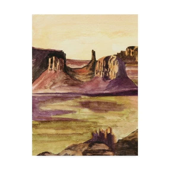 Trademark Fine Art 'Desert Diptych I' Canvas Art by Naomi McCavitt