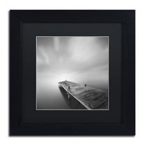 Trademark Fine Art "Destiny IVb" Canvas Art by Moises Levy Black Matte, Black Frame