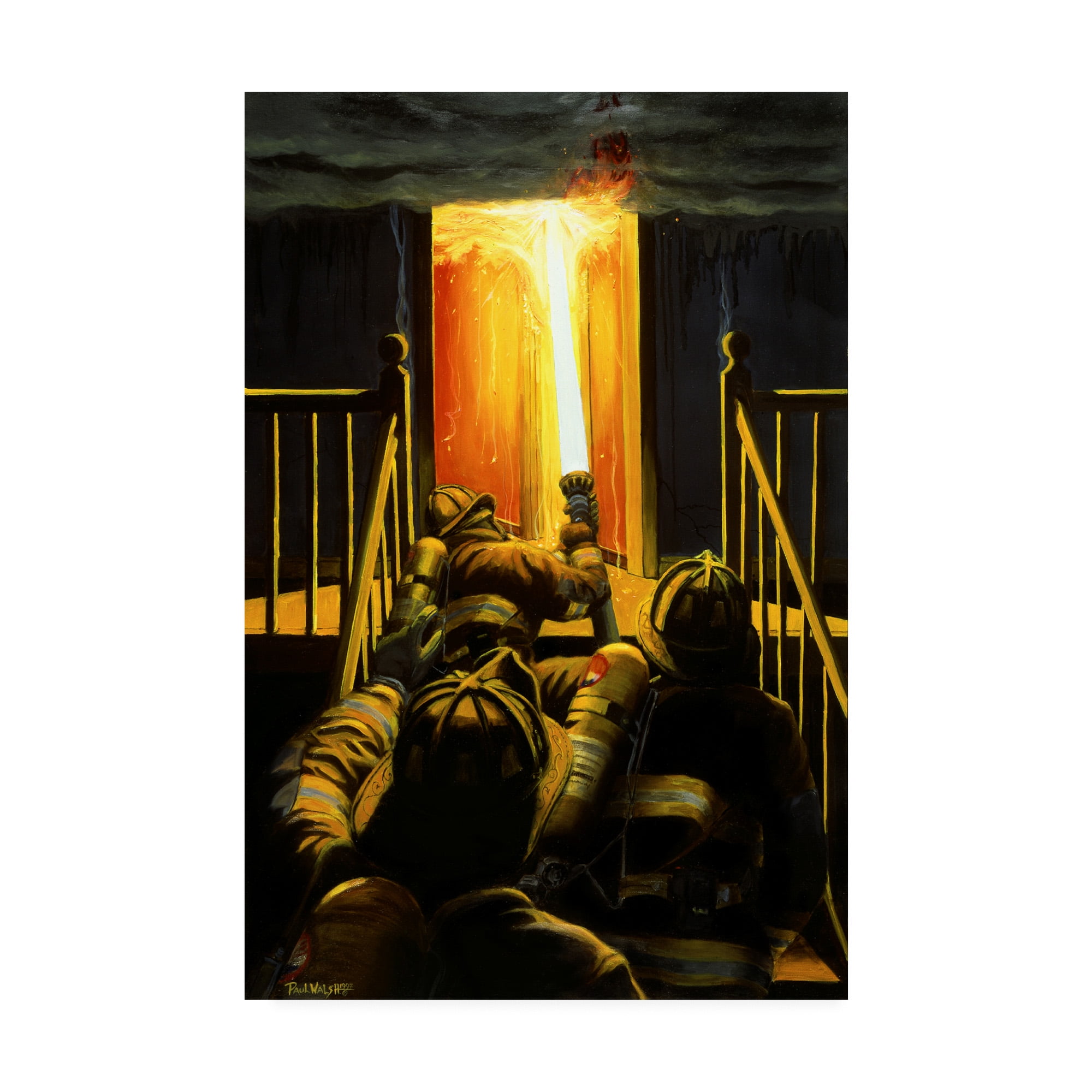 Devils Stairway Firefighters Gallery-Wrapped Canvas Art